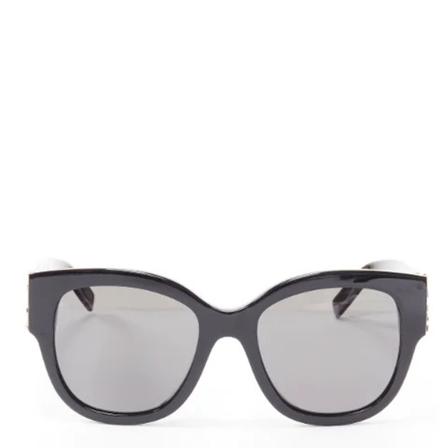 Saint Laurent Vintage, Pre-owned Plastic sungles Zwart, Dames, Maat:ONE Size