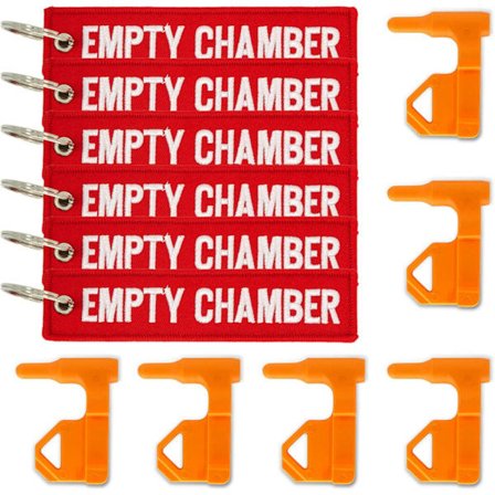 Sikkerhetsflagg for Våpen, 6 Flagg med 6 Røde Tagger, for Gevær Pistol Haubits, Universell Kompatibilitet