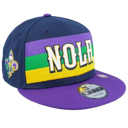 New Era - NBA Ble snapback Czapka Z Daszkiem - New Orleans Pelicans M 9FIFTY NBA City Edition 22 Navy Snapback @ Hatstore