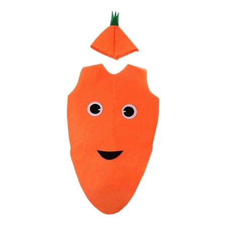 Sød Cosplaykjole til damer til rollespilsfester og kostumetilbehør til voksne (FMY) Gulerod