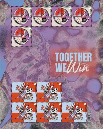 Belgien - Sammen vinder vi - Postfrisk ark