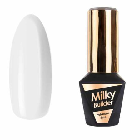 Baslack - Milky Builder Base - Snow - 10g - Uv-gel/led - Mollyla