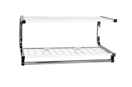 Habo 7000 Hattehylle hvit 1000 mm, Garderobeinnredning