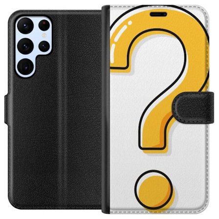 Kompatibel Tegnebogsetui til Samsung Galaxy S24 Ultra Spørgsmålstegn