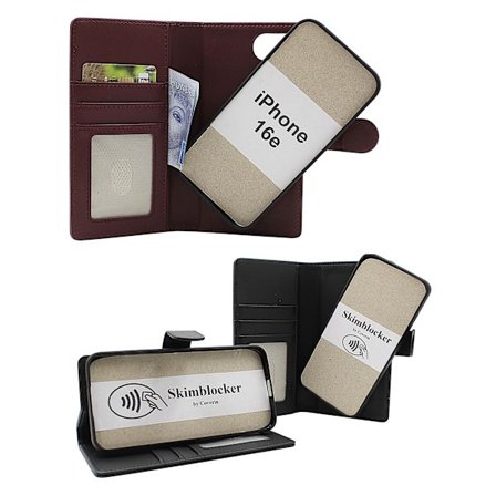 Skimblocker iPhone 16e Magnet Plånboksfodral