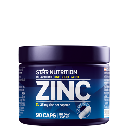 Star Nutrition Zink 25 mg 90 kapslar