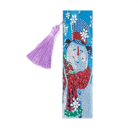 5d Diy Christmas Handmade Art Diamond Painting Bookmark