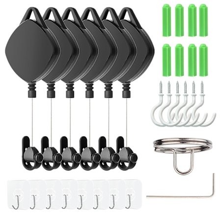 VR-kabelhanteringssystem - Infällbar takhjul för HTC Vive/Rift S/Oculus Quest2 VR-tillbehör