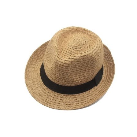 IC Bredbrättad Halm Panama Rullbar Hatt Strand Solhatt Upf50+ Khaki