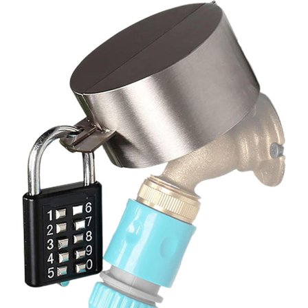 Vattentät kran - Vattenkran med lås - Kranlås - Utomhuskranlåssystem - Utomhuskranlås - Utomhusvattenkranlås - till P