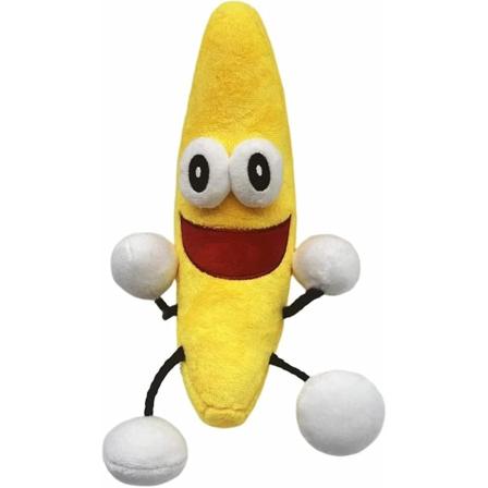 Shovelwares Brain Game Plyschleksaker, Munkar Plyschleksaker Söt fruktfest Plysch Mjuk fylld docka Presenter för barn 1pcs Yellow