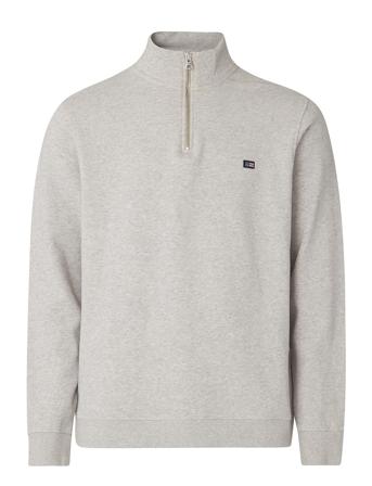Terrance Half-Zip Sweatshirt Sweat-shirt Genser Grå Lexington Clothing*Betinget Tilbud