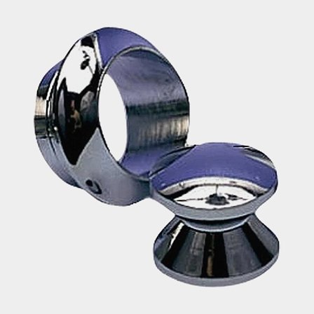 Foresti rosett/knopp för dörr förkromad, 16mm