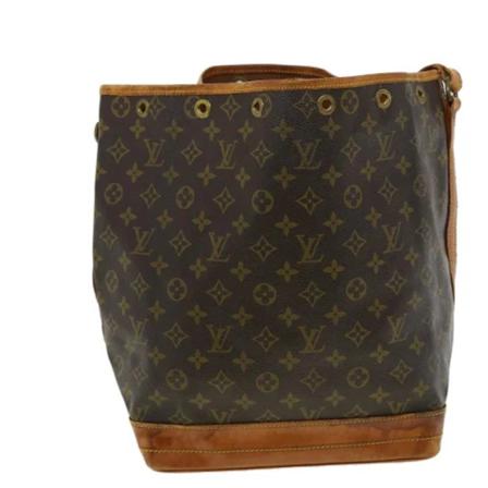 Louis Vuitton Vintage, Pre-owned Noe Monogram Bag Bruin, Dames, Maat:ONE Size,leer