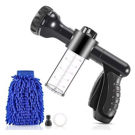 Vattenpistol slangmunstycke trädgård bevattning jetpistol högtrycksskum biltvätt sprinkler bilrengöringsverktyg