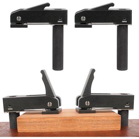 (20mm 2kpl) Puristin työpöydän puristin Dog Hole Quick Action Woodwo