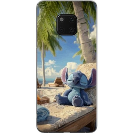 Kompatibelt Mobilskal till Huawei Huawei Mate 20 Pro Disney Stitch kramar sköldpadda tropisk strand