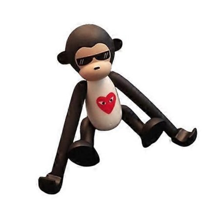 1 st Bärbar Tablet Telefon Ställ Söt Djur Apa Skrivbordsstöd för iPad iPhone Smart Telefon Dekor Tillbehör