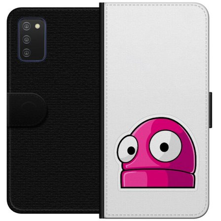 Kompatibel Tegnebogsetui til Samsung Samsung Galaxy A03s Rosa tegneseriefigur med store øjne i legende og humoristisk stil