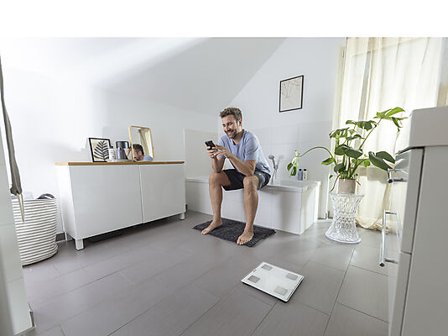 SOEHNLE Kroppsanalysevekt Shape Sense Connect Lite hvit