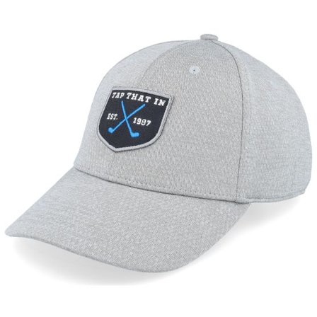 Adidas - Grå adjustable Keps - Tap In Hat Grey Three Melange Grey Adjustable @ Hatstore