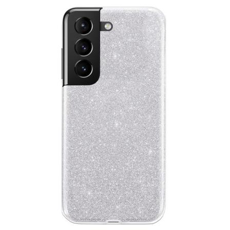 Glitter Skal För Samsung Galaxy S22 - Silver Silver