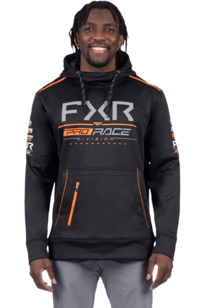 Felpa FXR Race Div Tech Nero/Arancio XL