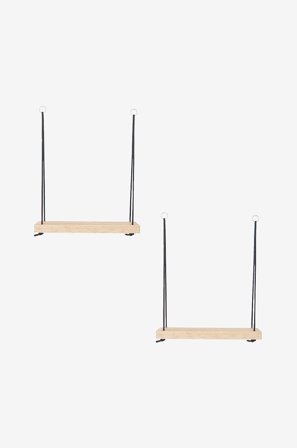 Hanah Home - Vägg Hylla Seamus - Brun - Vägghyllor - Från Homeroom