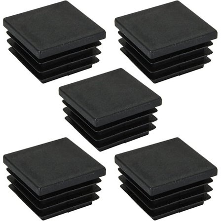 30 stk firkantede rørplugger 30 x 30 mm, plast rørplugger, firkantede rør endehette for bord, hyller, skap