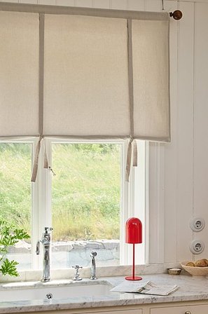 Jotex - Roll-up Gardin Greige SADIE - Köp Hissgardiner hos Jotex