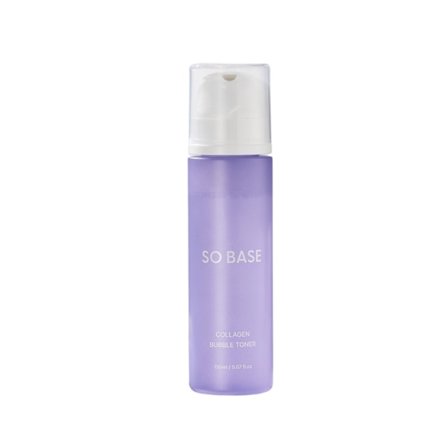 SO BASE Collagen Bubble Toner 150 ml - Upplysande skumtoner med kollagen och peptider