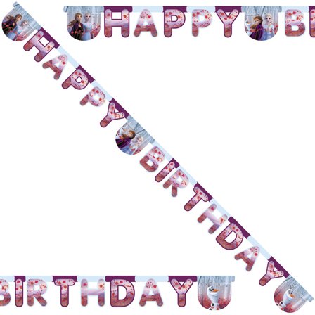 Frost 2 Happy Birthday Banner
