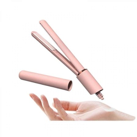 Ceramic Mini Curling Iron for Short Hair, Small Hair Curler for Travel, Dual Voltage Curling Wand for Worldwide Travel