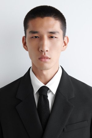 COS Sparkly Knitted Merino Wool Tie in Black - Men