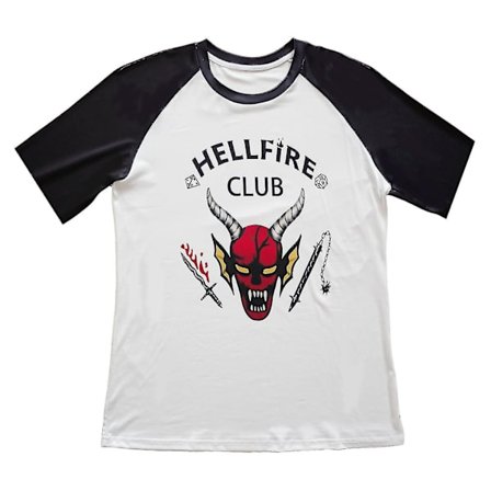 Stranger Things 4 Hellfire Club T-skjorte W