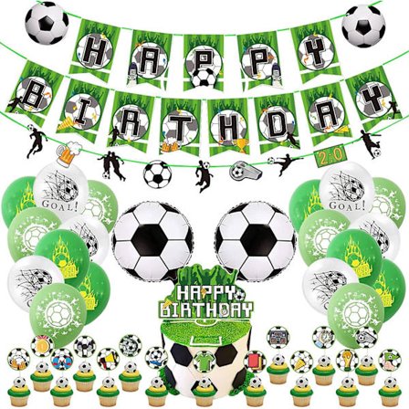 Fodbold Fødselsdagsdekorationer Fodbold Fødselsdagsdekorationer Drengefødselsdag Bold Bannere Fodbold Tema Dekorationer Til Fodbold Børn Drenge 