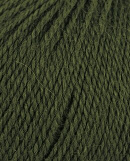 Garn Alpakka wool Natur Dunkel Oliv