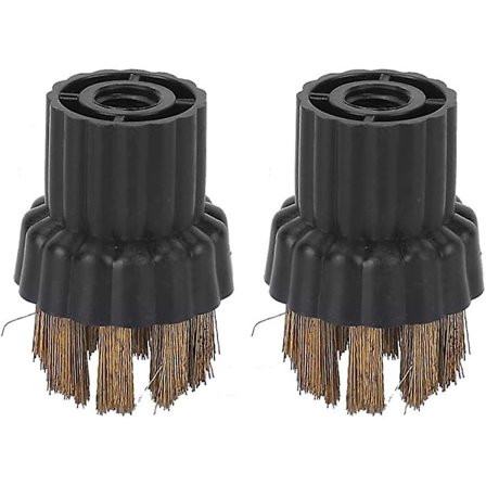 H2o X5 Cleaner Pyöreät Harjat H20 Höyrymoppi Kädessä pidettävät Yhteensopivat tarvikkeet 2kpl Messinkiharjaspää Yhteensopivat osat Höyrypuhdistimet 