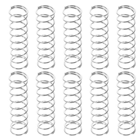 10 st Fjädrar för Trädgårdssaxar, Metallfjädrar, Ersättningsfjädrar för Saxar, Fjädrar för Trädgårdstrimmer
