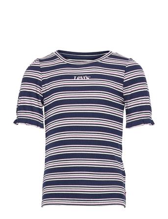 Lvg Full Slv Ribbed Tee Shirt Patterned Levi's