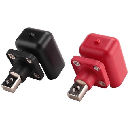 2 st 200A Ren Koppar Litiumbatteri Terminal Hög Ström Koppar Terminal Batterikontakt Energilagringsterminal(B)