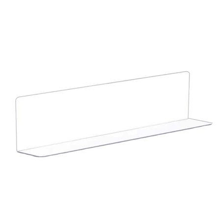 Transparent Akryl Hyllavdelare - Anti-Fall Skåporganisatör för Kök & Badrum