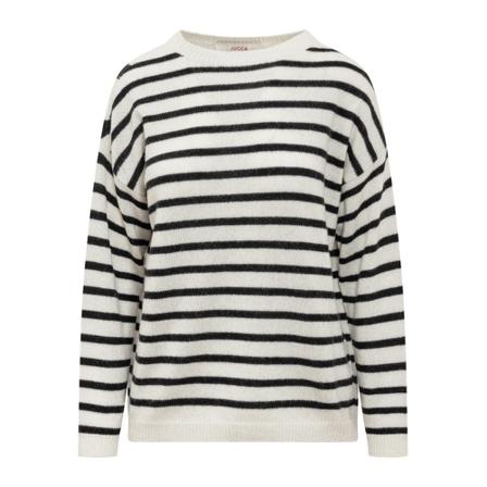 Jucca, Round-neck Knitwear Wit, Dames, Maat:S