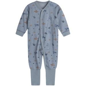 Hust&Claire Manu Printed Jumpsuit Blue Wind 68 cm - All in ones - 68 cm - Blue - Junge