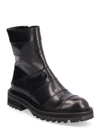 Boots A3290 Shoes Boots Ankle Boots Ankle Boot - Flat Musta Billi Bi