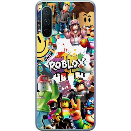 Yhteensopiva Puhelinkuori OnePlus Nord CE 5G Roblox graffitikollaasi värikkäillä hahmoilla, eloisilla kuvioilla ja energisillä elementeillä, jotka sie