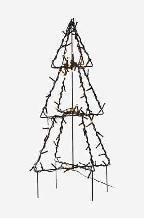 Star Trading - Ulkovalokoriste Foldy 50 cm - Musta - Jouluvalot ulkokäyttöön - - Homeroom