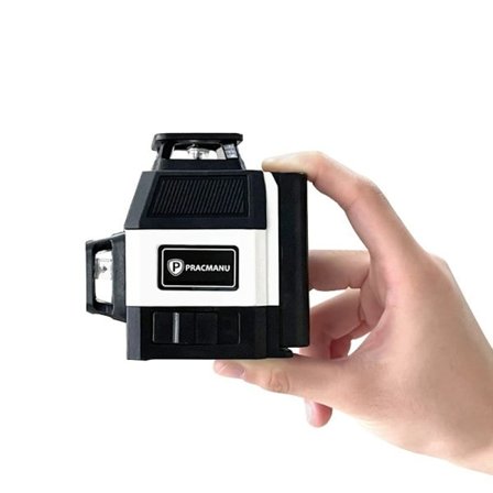 Mini Laser Niveau 12 Linjer 3D Niveau Selvnivellerende 360° Horizontal og Lodret Kværs Grøn Laser Beam Liner