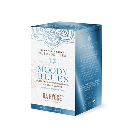 Rå Hygge Örtte Moody Blues med Maitake extrakt 16 påsar EKO