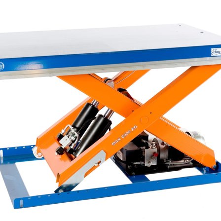 Lyftbord, enkelsax, 1300x1000 mm, lyftkapacitet 2000 kg